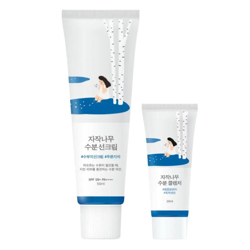 ROUND LAB Birch Juice Moisturizing Sunscreen SPF50+ PA++++ Special Set (50ml + Cleanser 20ml) 1
ROUND LAB Birch Juice Moisturizing Sunscreen SPF50+ PA++++ Special Set (50ml + Cleanser 20ml) 1
