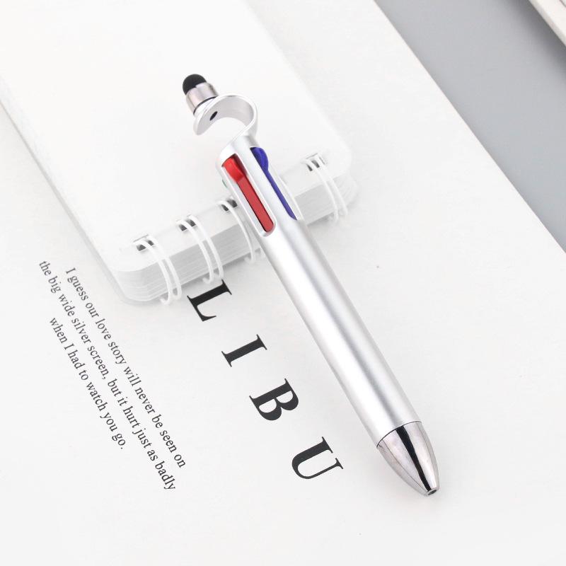 Custom Engraved 4-Color Ballpoint Pen with Touch Stand - Promotional Gift with Logo Bullet Type 0.7 mm
Custom Engraved 4-Color Ballpoint Pen with Touch Stand - Promotional Gift with Logo Bullet Type 0.7 mm