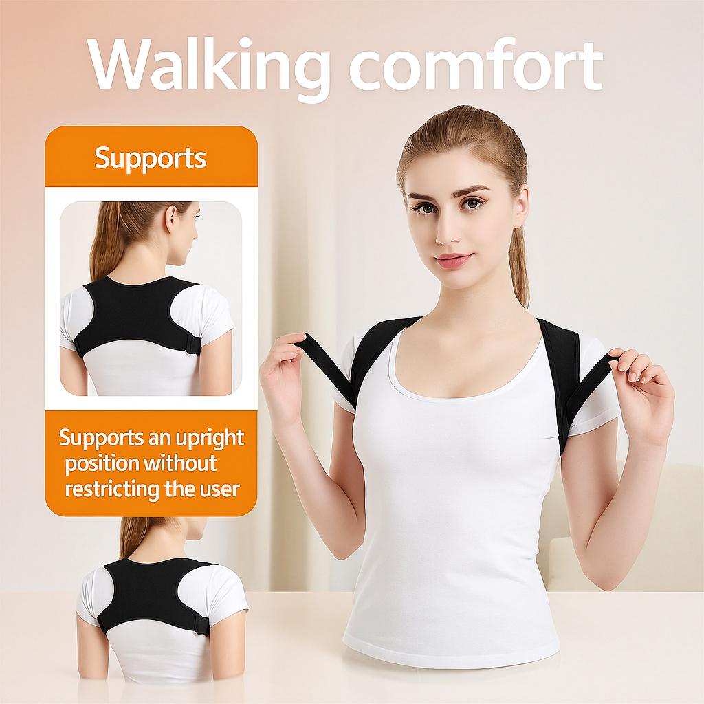 Unisex Adjustable Back Posture Corrector, Spine Support Brace for Upper & Lower Back, Comfortable for Daily Use & Travel United States
Unisex Adjustable Back Posture Corrector, Spine Support Brace for Upper & Lower Back, Comfortable for Daily Use & Travel United States