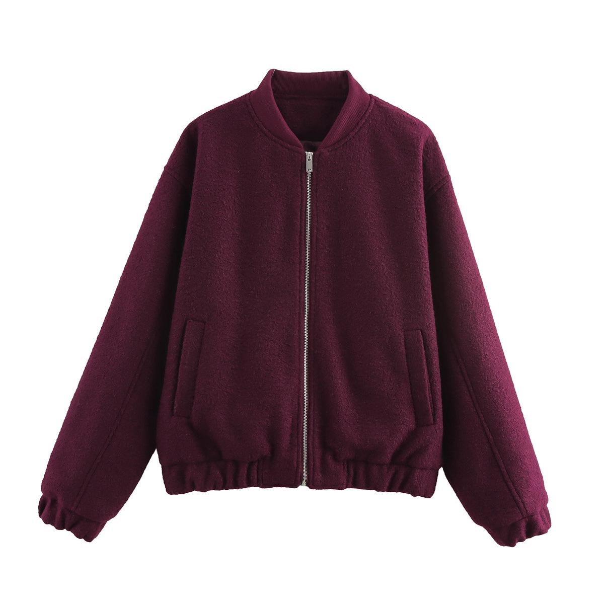European & American Women s Beaded Tweed Zipper Jacket - 2025 Early Spring Fashion S фиолетовый/красный
European & American Women s Beaded Tweed Zipper Jacket - 2025 Early Spring Fashion S фиолетовый/красный