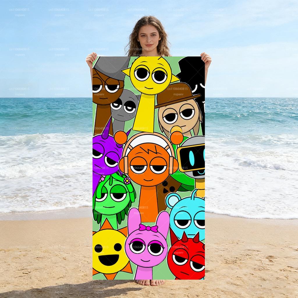 1 шт. SS-Sprunki II-Incredibox Все персонажи Пляжное полотенце, Цветное мультяшное банное полотенце, Мягкое микрофибровое полотенце для бассейна для детей и поклонников W40*H60(CM)
1 шт. SS-Sprunki II-Incredibox Все персонажи Пляжное полотенце, Цветное мультяшное банное полотенце, Мягкое микрофибровое полотенце для бассейна для детей и поклонников W40*H60(CM)