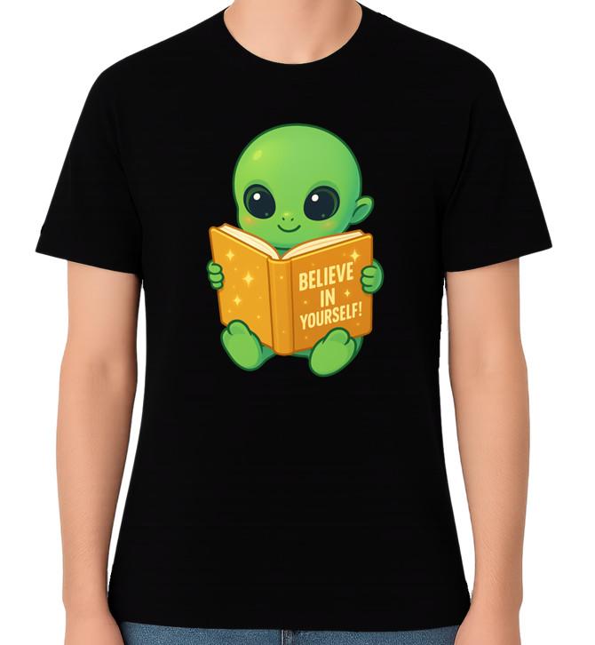 Cute Alien Reading Book Believe In Yourself Motivational Cartoon Graphic Unisex 5XL різнокольоровий
Cute Alien Reading Book Believe In Yourself Motivational Cartoon Graphic Unisex 5XL різнокольоровий