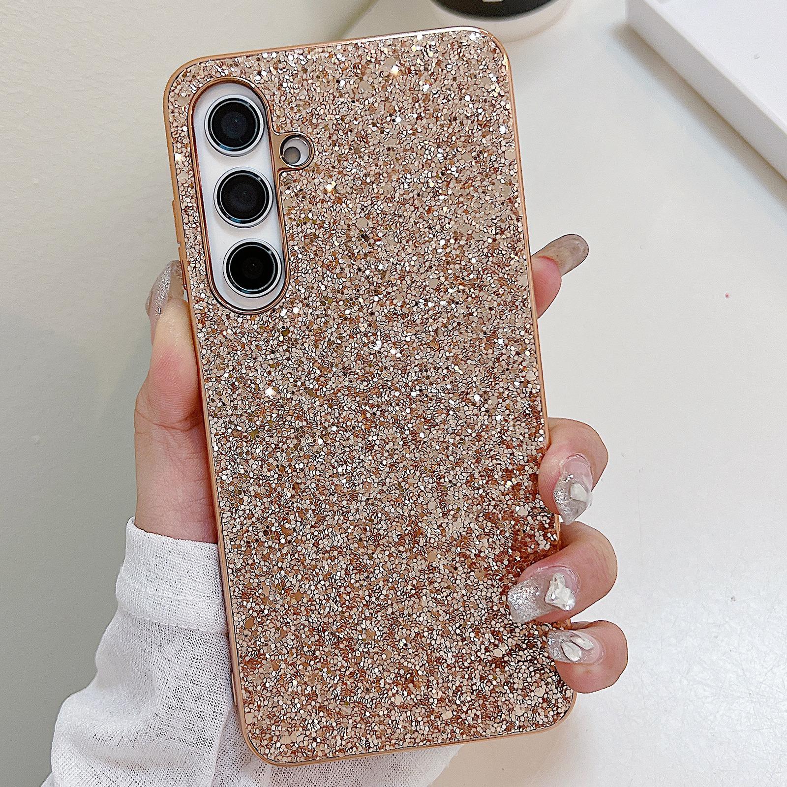 For Samsung Galaxy S24 FE Case TPU+PC Sparkling Glitter Phone Back Cover Rose Gold
For Samsung Galaxy S24 FE Case TPU+PC Sparkling Glitter Phone Back Cover Rose Gold