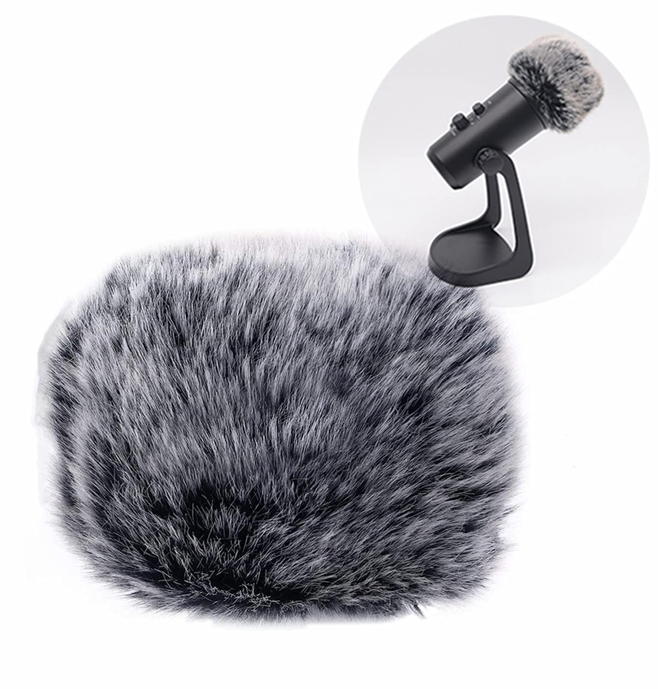 Microphone Windscreen 1 Piece Fur Microphone Cover Microphone Accessories Microphone Windshield Compatible with Microphone for Digital Video
Microphone Windscreen 1 Piece Fur Microphone Cover Microphone Accessories Microphone Windshield Compatible with Microphone for Digital Video