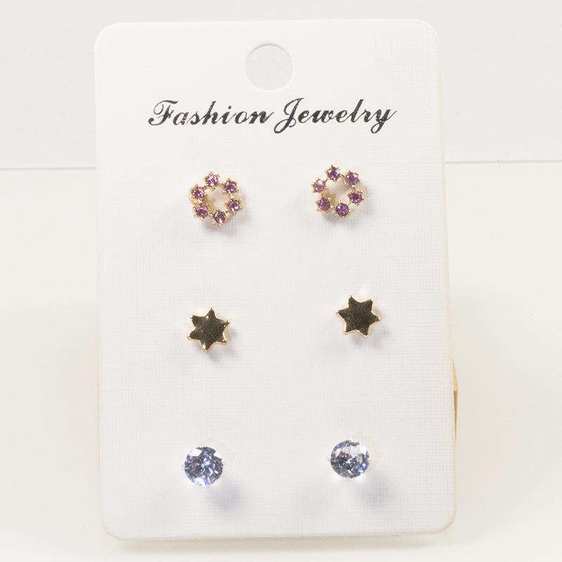 S925 silver needle fresh and cute cartoon diamond-encrusted flower stud earrings new student suit ins versatile trendy earrings срібний
S925 silver needle fresh and cute cartoon diamond-encrusted flower stud earrings new student suit ins versatile trendy earrings срібний