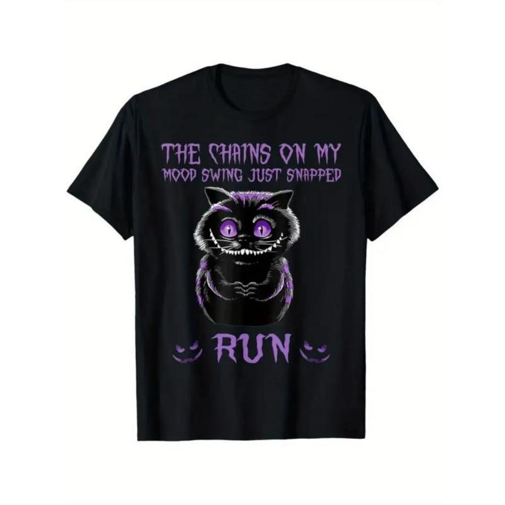 European Sizes Men S Gothic Streetwear T-Shirt with Purple Cat & Smiling Faces Graphic - Edgy Crewneck Tee, Stretchy Fit for Concerts S чёрный
European Sizes Men S Gothic Streetwear T-Shirt with Purple Cat & Smiling Faces Graphic - Edgy Crewneck Tee, Stretchy Fit for Concerts S чёрный