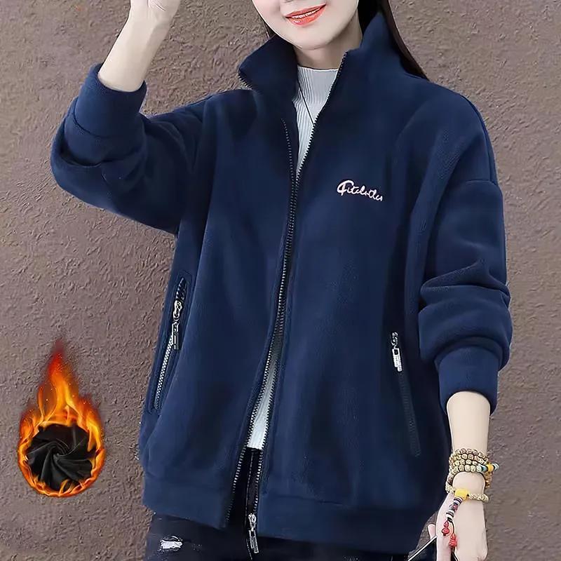 Женская осенняя флисовая теплая толстовка на молнии для улицы, для бега, спортивный кардиган с принтом букв, топы L синий
Женская осенняя флисовая теплая толстовка на молнии для улицы, для бега, спортивный кардиган с принтом букв, топы L синий