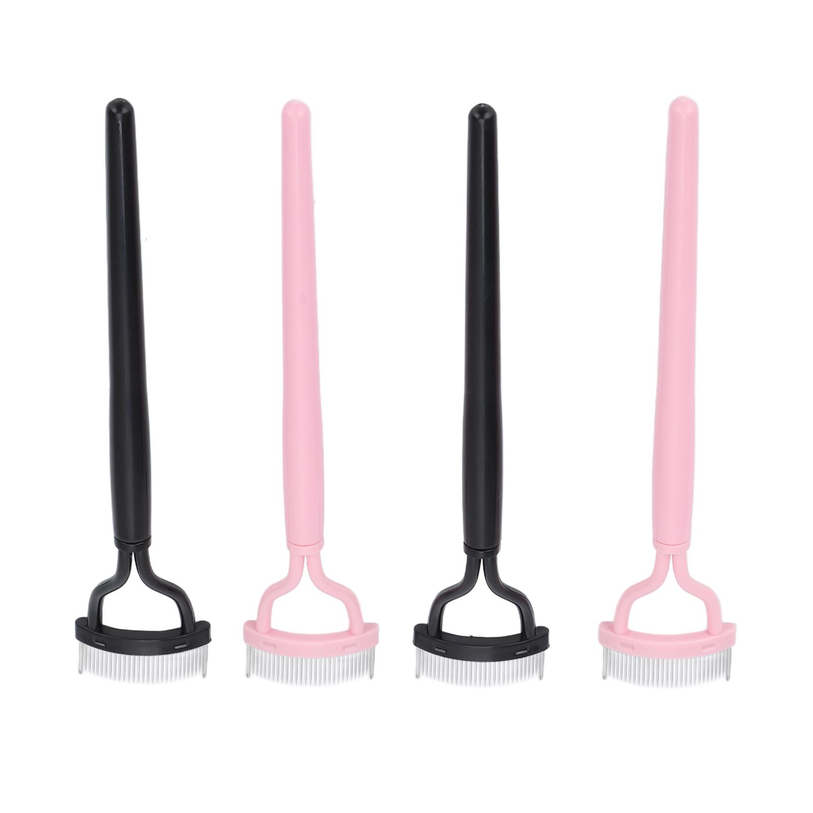 Eyelash Separator Stainless Steel Teeth Portable Cosmetic Brush Mascara Lash Definer with Comb Cover 4pcs
Eyelash Separator Stainless Steel Teeth Portable Cosmetic Brush Mascara Lash Definer with Comb Cover 4pcs