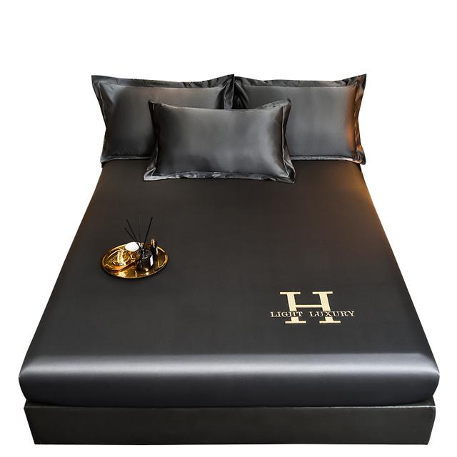 Атласная шелковая простыня, сплошной цвет, эластичное моющееся покрывало, прохладный летний наматрасник, домашний декор для спальни 200x220cm серый
Атласная шелковая простыня, сплошной цвет, эластичное моющееся покрывало, прохладный летний наматрасник, домашний декор для спальни 200x220cm серый