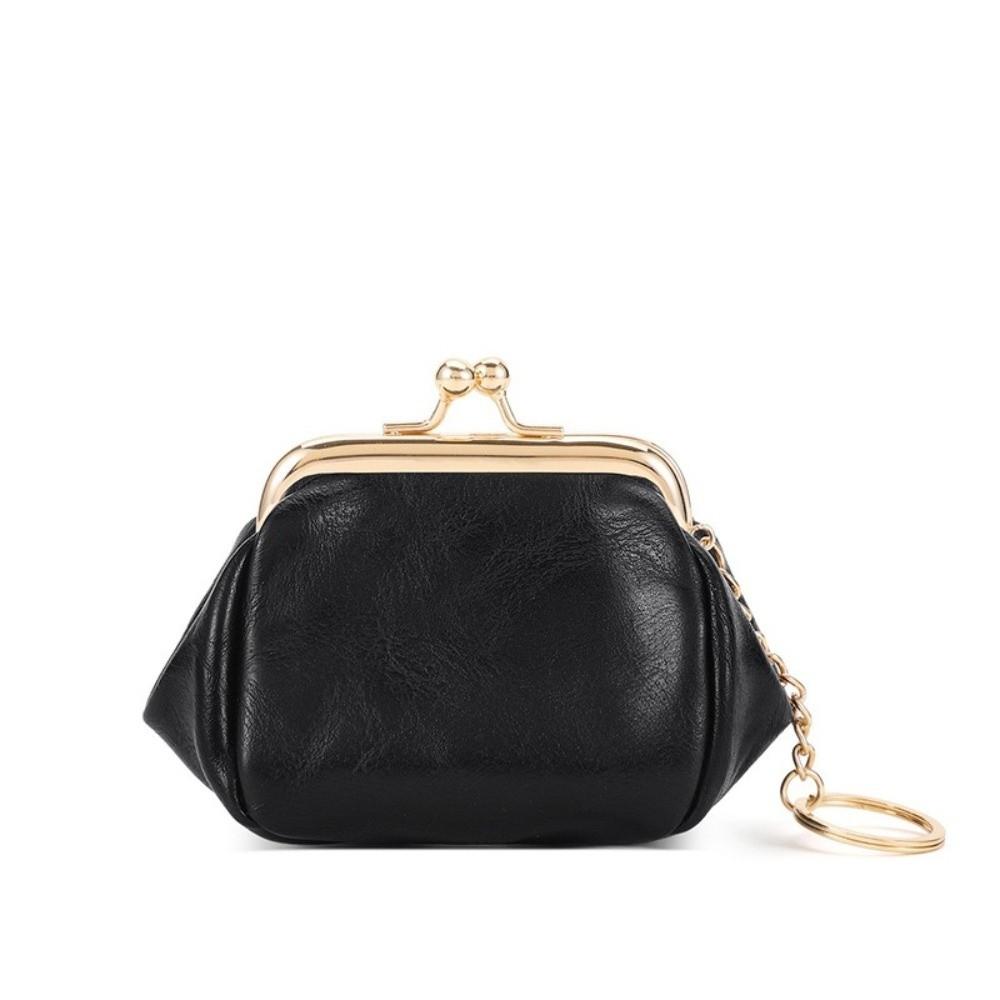 Cute Solid Color Coin Purse Mini Compact Portable Kiss Lock Wallet PU Leather Keychain Bag чёрный
Cute Solid Color Coin Purse Mini Compact Portable Kiss Lock Wallet PU Leather Keychain Bag чёрный