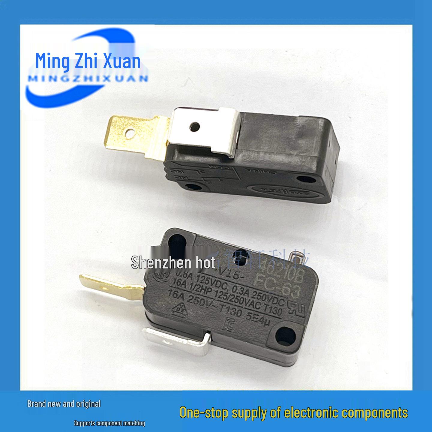 SZM-V16 16A 2-Pin High Current Micro Switch (Original Import)
SZM-V16 16A 2-Pin High Current Micro Switch (Original Import)