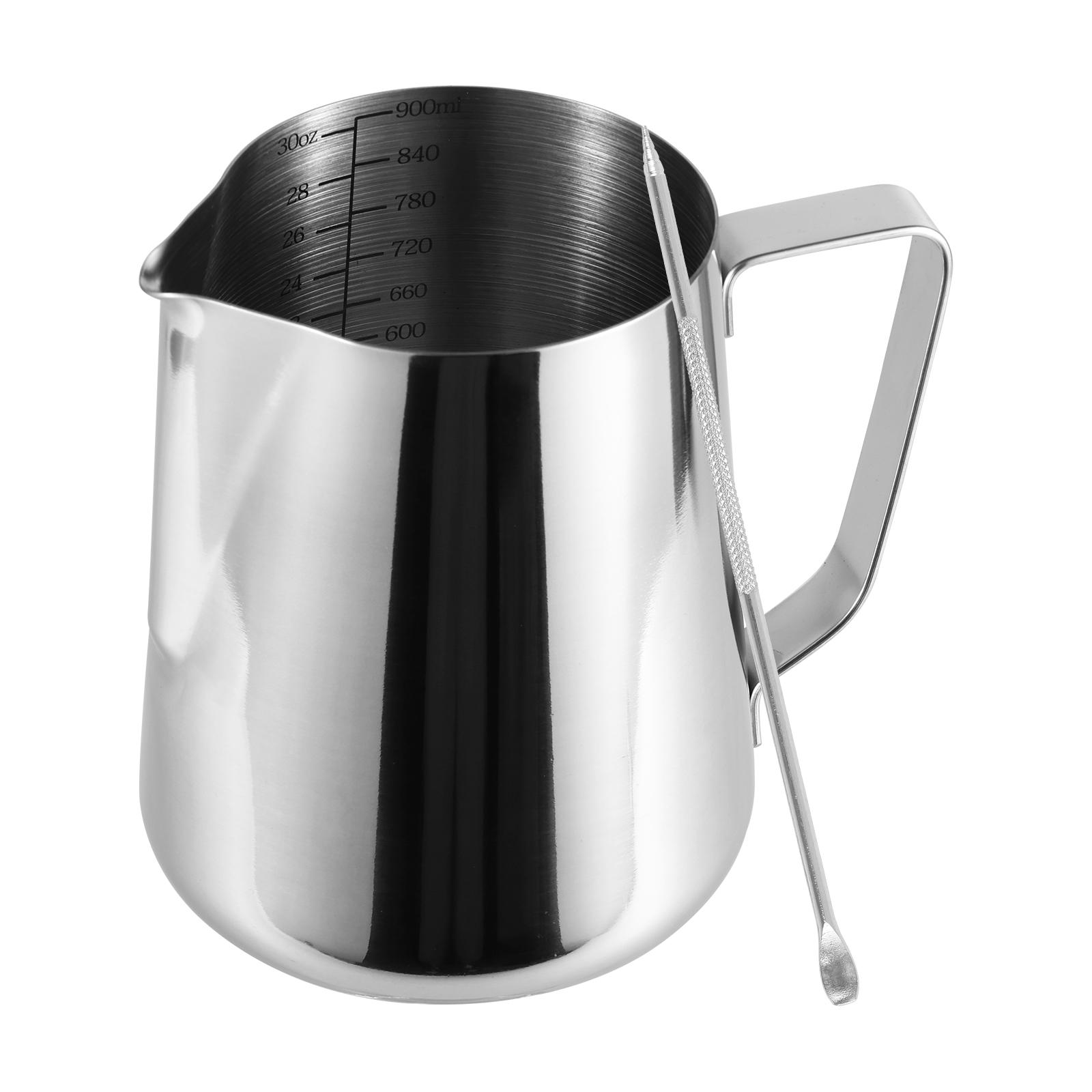 1/2/4 шт. Питчер для вспенивания молока для кофе 900 мл из нержавеющей стали, молочники, питчер для латте-арта для кофе, кружка, чашка, капучино, бариста 900ML
1/2/4 шт. Питчер для вспенивания молока для кофе 900 мл из нержавеющей стали, молочники, питчер для латте-арта для кофе, кружка, чашка, капучино, бариста 900ML