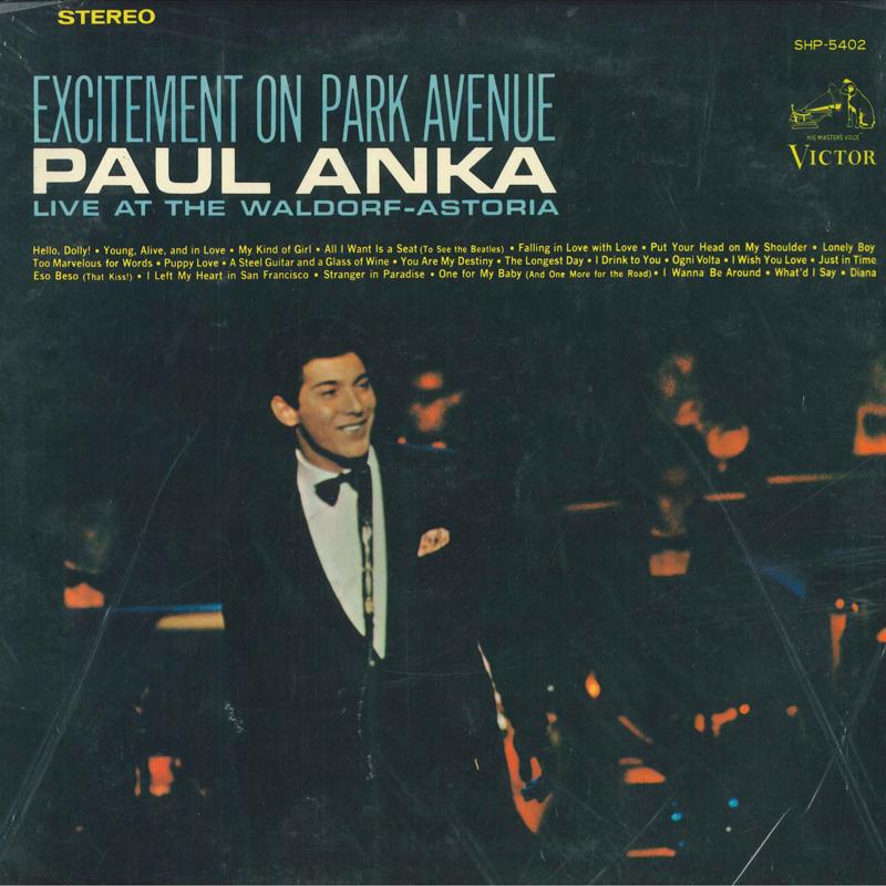 LP Record PAUL ANKA - Excitement On Park Avenue - Live At SHP5402 VICTOR 1965 Japan Obi Pop Used
LP Record PAUL ANKA - Excitement On Park Avenue - Live At SHP5402 VICTOR 1965 Japan Obi Pop Used