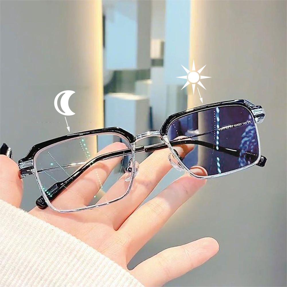 Color Changing Anti Blue Light Glasses Fashion Square Glasses Frame Lightweight Comfortable Outdoor Sunglasses 06
Color Changing Anti Blue Light Glasses Fashion Square Glasses Frame Lightweight Comfortable Outdoor Sunglasses 06