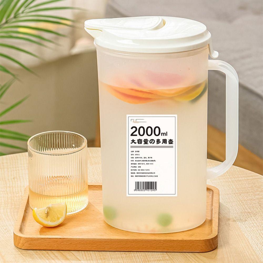 1.6L/2L Water Jug Large Capacity Beverage Dispenser Creative Juice Bucket Kitchen Refrigerator S
1.6L/2L Water Jug Large Capacity Beverage Dispenser Creative Juice Bucket Kitchen Refrigerator S