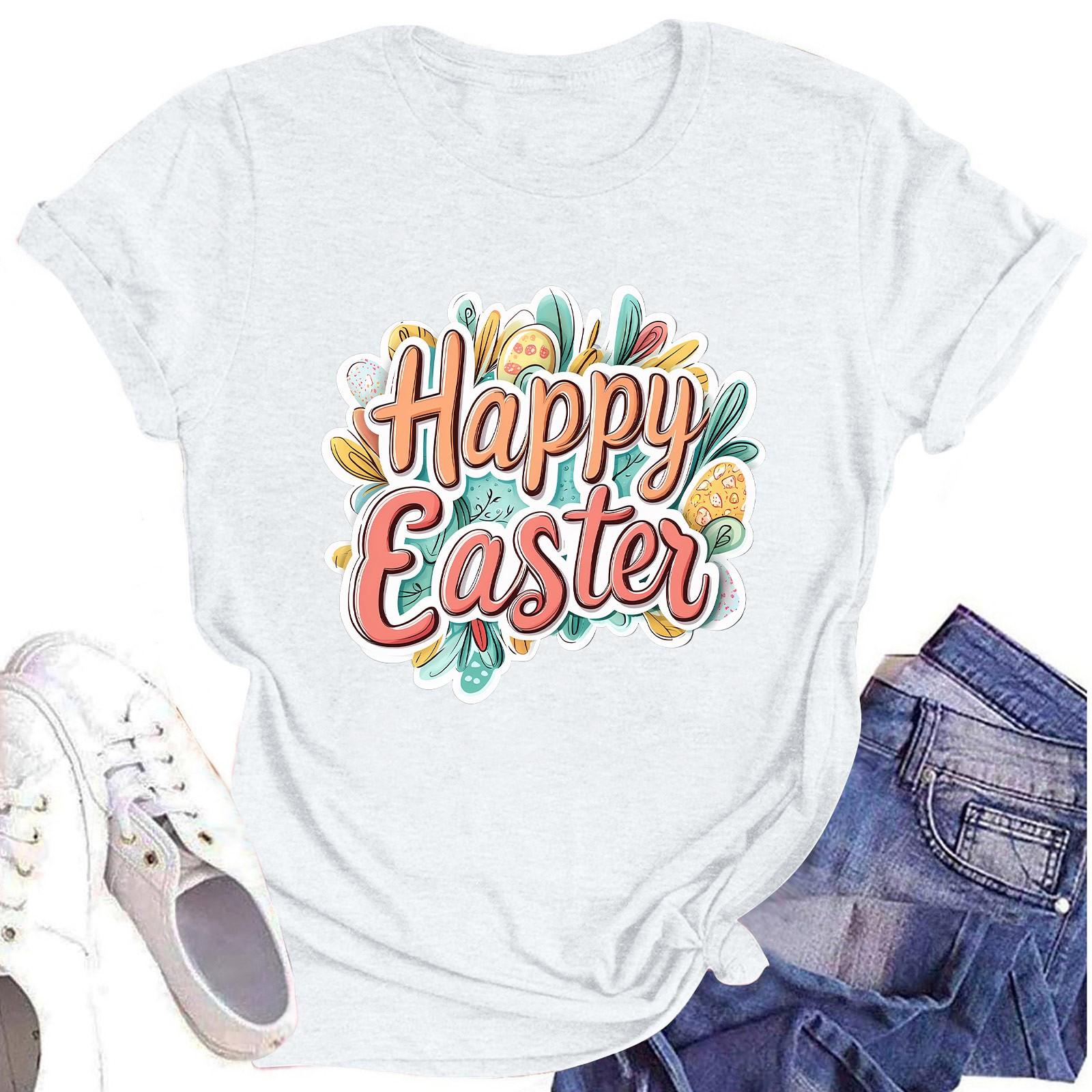 Жіночий топ з круглим вирізом, повсякденний принт, футболка з короткими рукавами XL білий
Жіночий топ з круглим вирізом, повсякденний принт, футболка з короткими рукавами XL білий