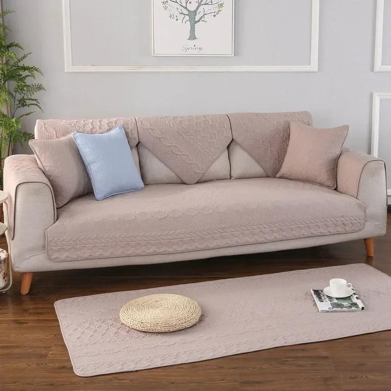 Seasonal Cotton Washed Sofa Mat Simple Solid Color Soft Home Sofa Covers Fabric Dust Proof Anti Slip Breathable Sofa Towel 70x70cm 1pcs
Seasonal Cotton Washed Sofa Mat Simple Solid Color Soft Home Sofa Covers Fabric Dust Proof Anti Slip Breathable Sofa Towel 70x70cm 1pcs