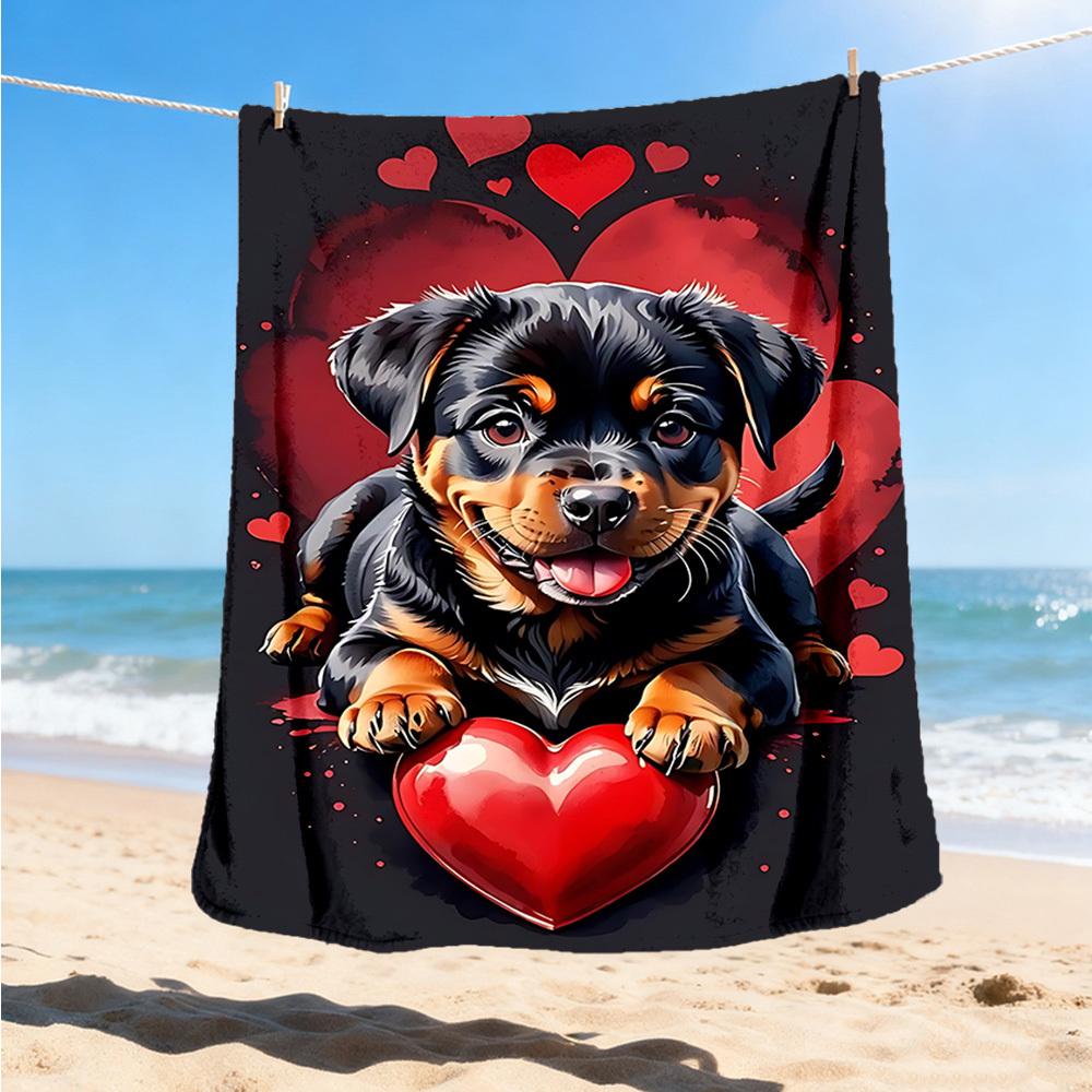 1pc Puppy Love Heart Outdoor Blanket - Lightweight Flannel Throw For Travel, Camping, Livingroom, Couch, Chair yy251114200 75x90cm
1pc Puppy Love Heart Outdoor Blanket - Lightweight Flannel Throw For Travel, Camping, Livingroom, Couch, Chair yy251114200 75x90cm