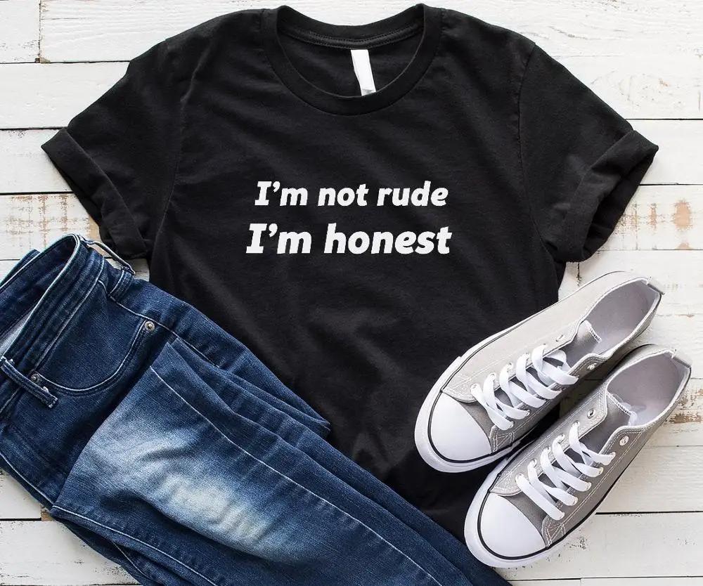 Women T Shirt I m not rude I m honest Letter Print Tshirt Women Short Sleeve O Neck Loose T-shirt Ladies Causal Tee Shirt XXXL чорний
Women T Shirt I m not rude I m honest Letter Print Tshirt Women Short Sleeve O Neck Loose T-shirt Ladies Causal Tee Shirt XXXL чорний