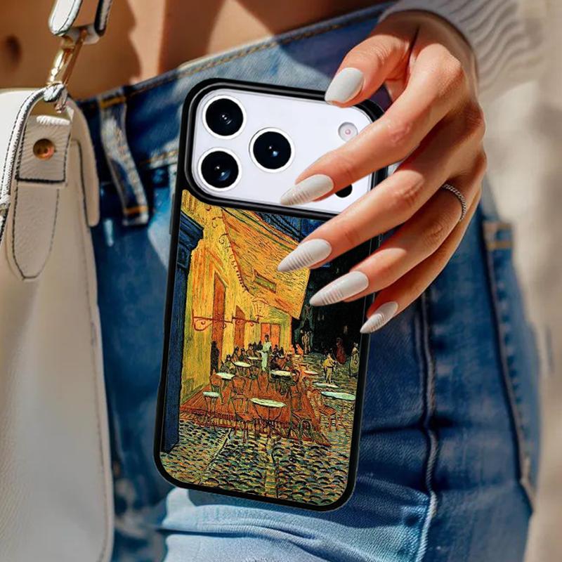 Paintings Starry Night Van Gogh Bumper Phone Case For iPhone 17 Air 14 15 13 12 Max Cover For Apple 16e 11 Pro Max Plus Coque iPhone 15
Paintings Starry Night Van Gogh Bumper Phone Case For iPhone 17 Air 14 15 13 12 Max Cover For Apple 16e 11 Pro Max Plus Coque iPhone 15