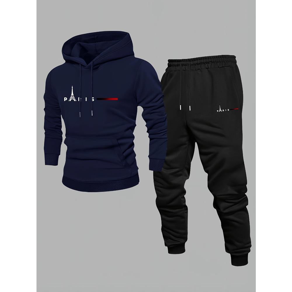 Men s New Sports and Leisure Fashion Printed Hooded Sweatshirt Spring and Autumn Sports Set 2 Piece Set, Unique and Irreplaceable Style S
Men s New Sports and Leisure Fashion Printed Hooded Sweatshirt Spring and Autumn Sports Set 2 Piece Set, Unique and Irreplaceable Style S