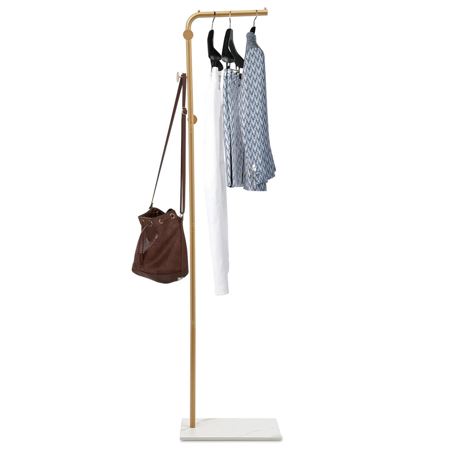 Modern Free Standing Coat Rack with 3 Hooks and Slate Base, Perfect for Organizing Clothes, Bags, and Accessories in Small GERMANY
Modern Free Standing Coat Rack with 3 Hooks and Slate Base, Perfect for Organizing Clothes, Bags, and Accessories in Small GERMANY