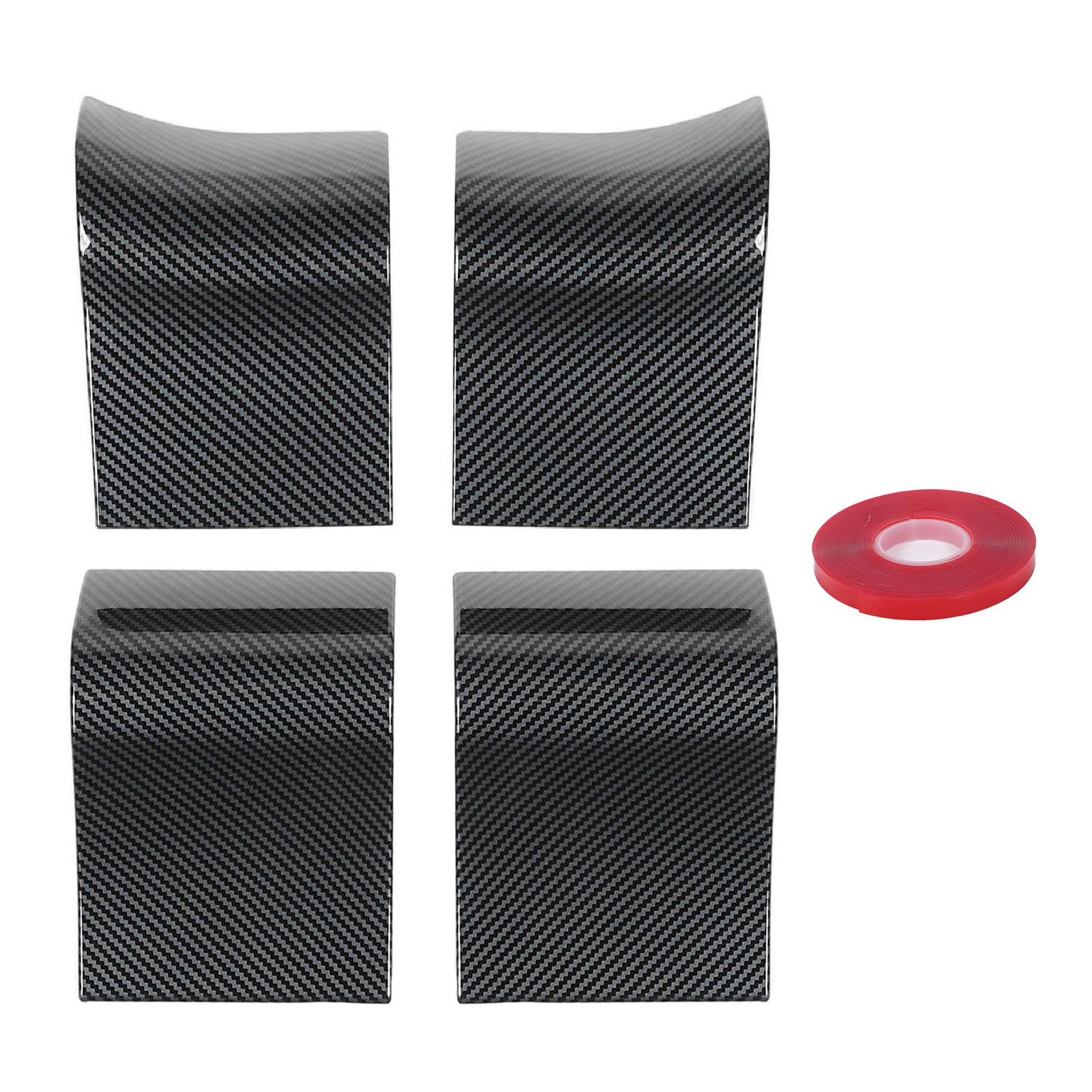 4 Pcs Inner Door Handle Panel Trim Carbon Fiber Style Fashionable Scratch Resistant Easy
4 Pcs Inner Door Handle Panel Trim Carbon Fiber Style Fashionable Scratch Resistant Easy