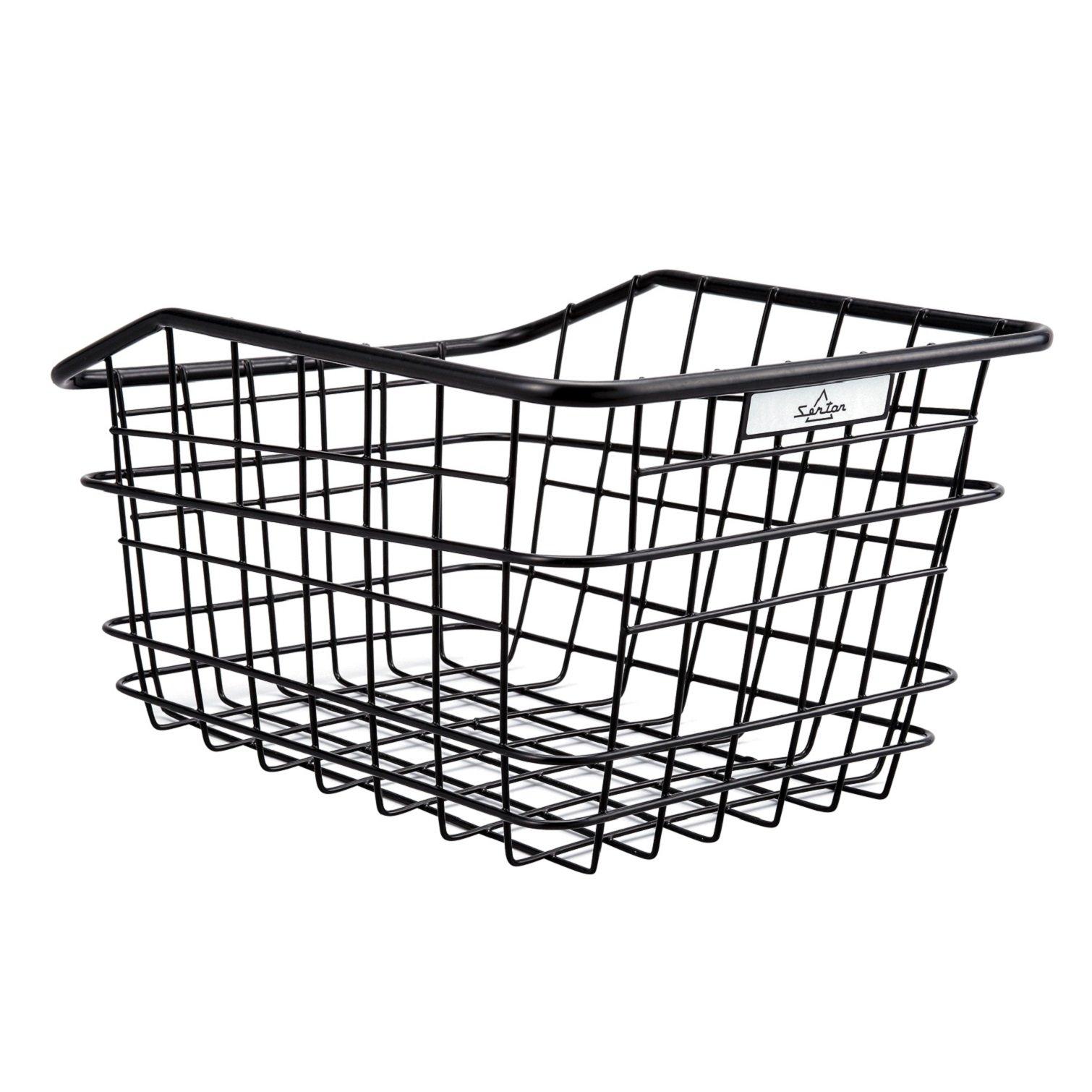 Sentan Bicycle Pipe Rear Basket with Mounting Brackets, RB-P40, Black
Sentan Bicycle Pipe Rear Basket with Mounting Brackets, RB-P40, Black