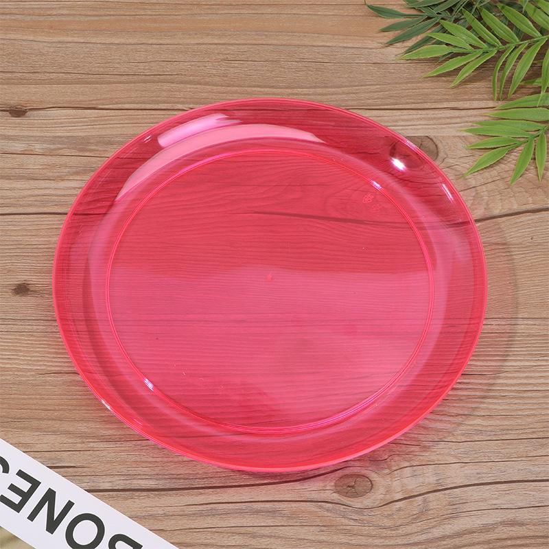Disposable Colorful Fruit Plates Transparent Round Flat Party Dessert Plates for Buffet 7.5 inches
Disposable Colorful Fruit Plates Transparent Round Flat Party Dessert Plates for Buffet 7.5 inches