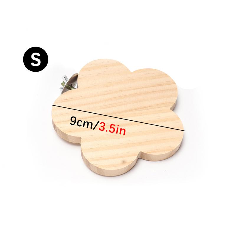 Wood Round Flower Shaped Pet Parrot Bird Toy Platform Stand Rack Toy Hamster Branch Perches for Bird Cage Toy Pet Station Board темно-коричневого
Wood Round Flower Shaped Pet Parrot Bird Toy Platform Stand Rack Toy Hamster Branch Perches for Bird Cage Toy Pet Station Board темно-коричневого