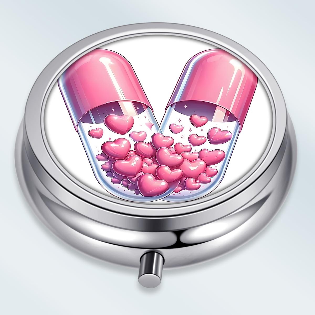 Portable Pill Box with 3 Compartments, Mini Metal Medicine Organizer Case, Cute Printed Pill Container for Vitamins, Pills, Jewelry, Travel, Daily Use разноцветный
Portable Pill Box with 3 Compartments, Mini Metal Medicine Organizer Case, Cute Printed Pill Container for Vitamins, Pills, Jewelry, Travel, Daily Use разноцветный