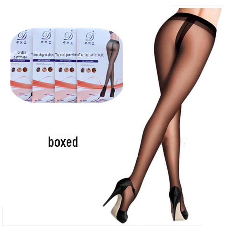 Ultra-Thin Transparent T-Crotch Pantyhose - Premium Quality Stockings Simple Card Packaging
Ultra-Thin Transparent T-Crotch Pantyhose - Premium Quality Stockings Simple Card Packaging