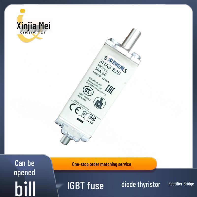 Fast-Acting Fuse 3NA3 820/3NE1 331-0 Electronic Components 3NA3 820
Fast-Acting Fuse 3NA3 820/3NE1 331-0 Electronic Components 3NA3 820