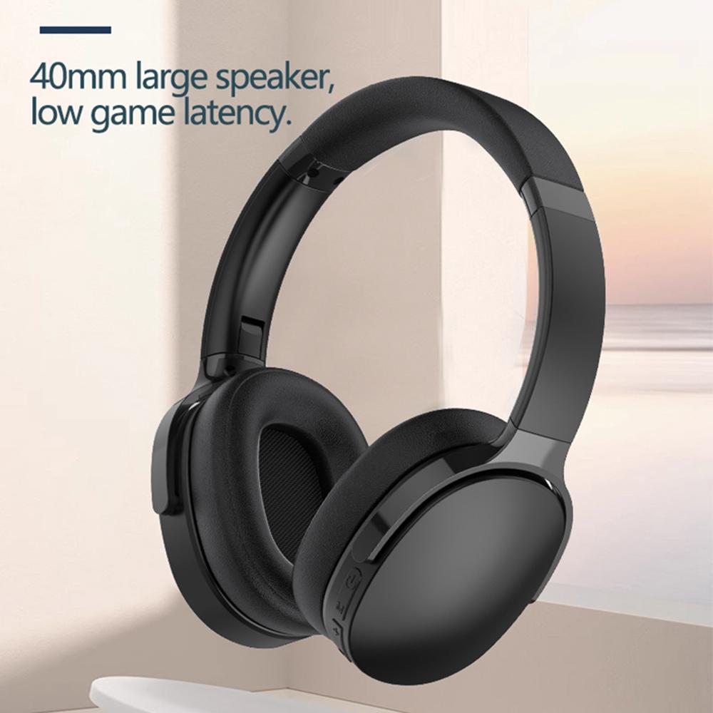 VJE907 Over-Ear Headphone Wireless Bluetooth-compatible Gaming Headset Bass Sound Earphone Black
VJE907 Over-Ear Headphone Wireless Bluetooth-compatible Gaming Headset Bass Sound Earphone Black