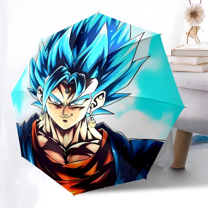 1pc Dragon Ball Z Super Saiyan Blue Goku Automatic Folding Umbrella - Portable 3-Fold Design with Iron Frame - Outdoor for Fans, Travelers, Daily Use,
1pc Dragon Ball Z Super Saiyan Blue Goku Automatic Folding Umbrella - Portable 3-Fold Design with Iron Frame - Outdoor for Fans, Travelers, Daily Use,