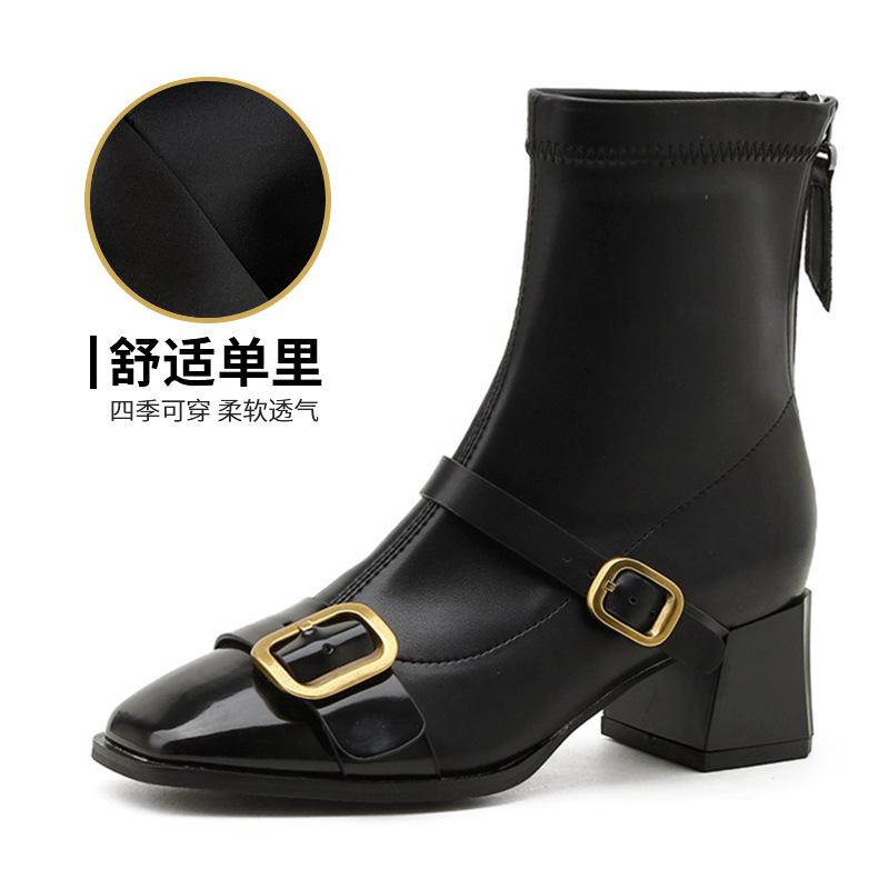 2024 new retro belt square buckle short boots color matching square head thick heel rear zipper boots ins wind middle heel women s boots 34 чёрный
2024 new retro belt square buckle short boots color matching square head thick heel rear zipper boots ins wind middle heel women s boots 34 чёрный