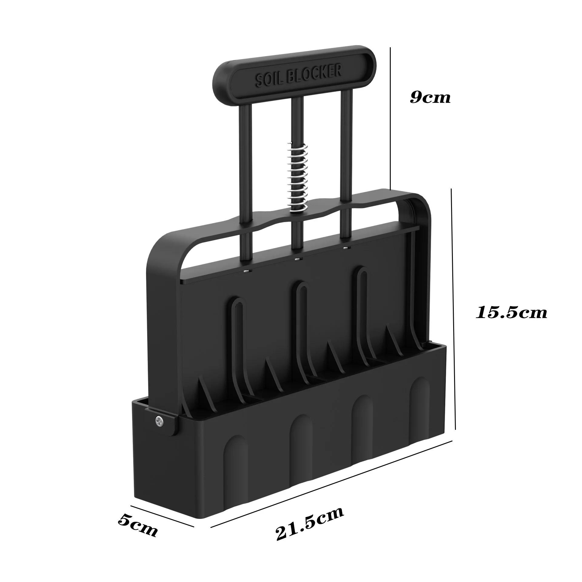 Handheld Seedling Soil Blocker 2-Inch Soil Block Maker for Garden Prep Seedling Production Base Block Making Garden Sowing Tools чёрный
Handheld Seedling Soil Blocker 2-Inch Soil Block Maker for Garden Prep Seedling Production Base Block Making Garden Sowing Tools чёрный