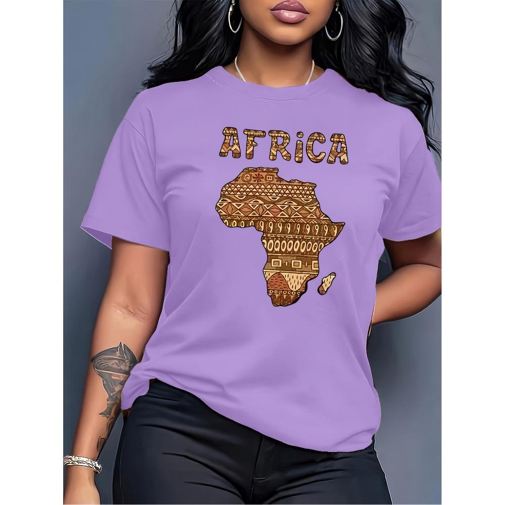 Women s Printed Round Neck Casual Style Summer T-Shirt Fashionable Daily Versatile Casual Top 5XL
Women s Printed Round Neck Casual Style Summer T-Shirt Fashionable Daily Versatile Casual Top 5XL