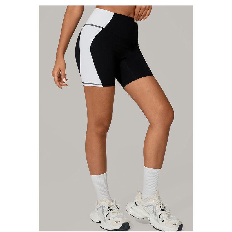 Style Color-Blocking High-Waisted Yoga Pants, Brushed Fabric, Slimming, Quick-Dry, Butt-Lifting Shorts, Running Sports Fitness Shorts for Women Advanced Black M
Style Color-Blocking High-Waisted Yoga Pants, Brushed Fabric, Slimming, Quick-Dry, Butt-Lifting Shorts, Running Sports Fitness Shorts for Women Advanced Black M