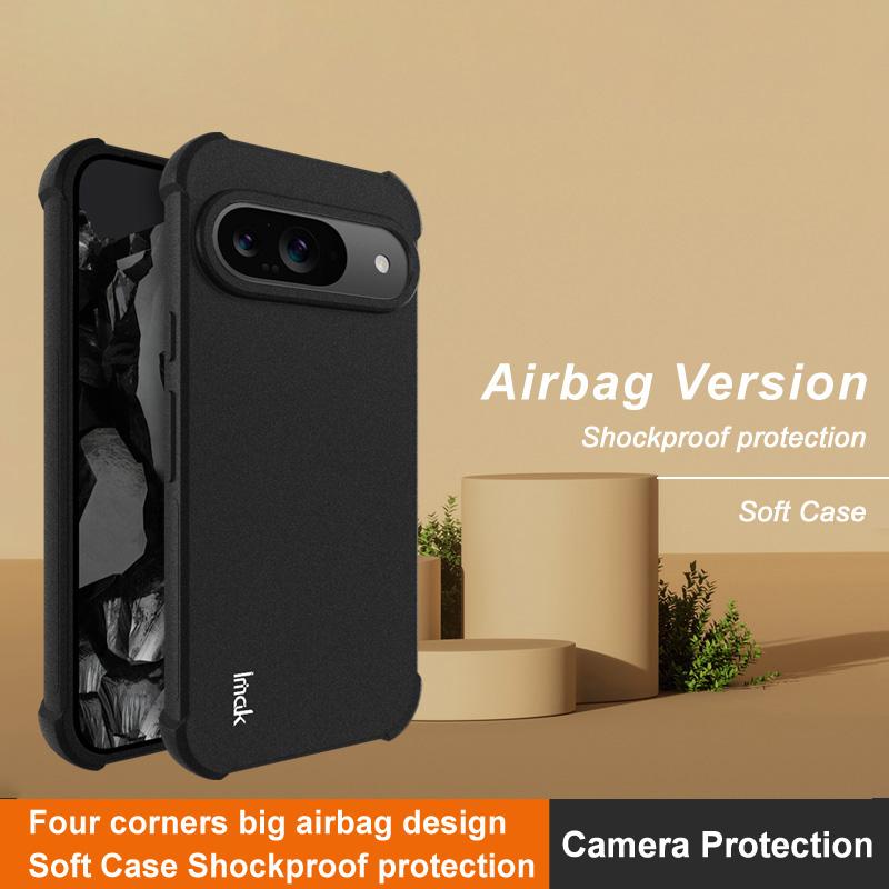 IMAK For Google Pixel 9/Pixel 9 Pro Case Airbag Protection Anti-Drop TPU Phone Cover Black
IMAK For Google Pixel 9/Pixel 9 Pro Case Airbag Protection Anti-Drop TPU Phone Cover Black