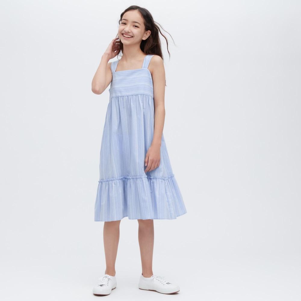 Платье-бретелька в полоску UNIQLO JAPAN GIRLS 
Платье-бретелька в полоску UNIQLO JAPAN GIRLS