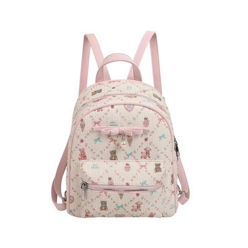 Cute Minimalist Backpack For Girls And Boys With Pu Material And Stylish Prints Beige Pink
Cute Minimalist Backpack For Girls And Boys With Pu Material And Stylish Prints Beige Pink