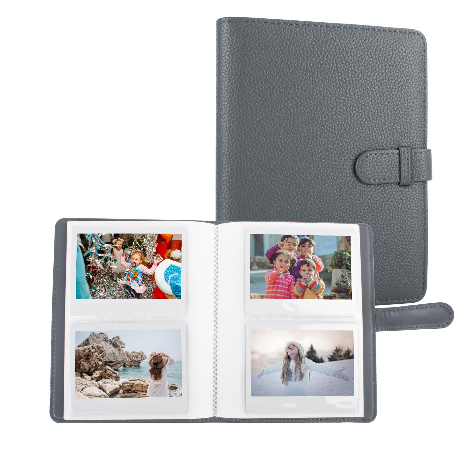 kinokoo for Fujifilm Instax Wide 400 Photo Album, Holds 80 3.4x4.3-inch Photos, Available in 3 Colors, PU Leather (Gray), Birthday Gift
kinokoo for Fujifilm Instax Wide 400 Photo Album, Holds 80 3.4x4.3-inch Photos, Available in 3 Colors, PU Leather (Gray), Birthday Gift