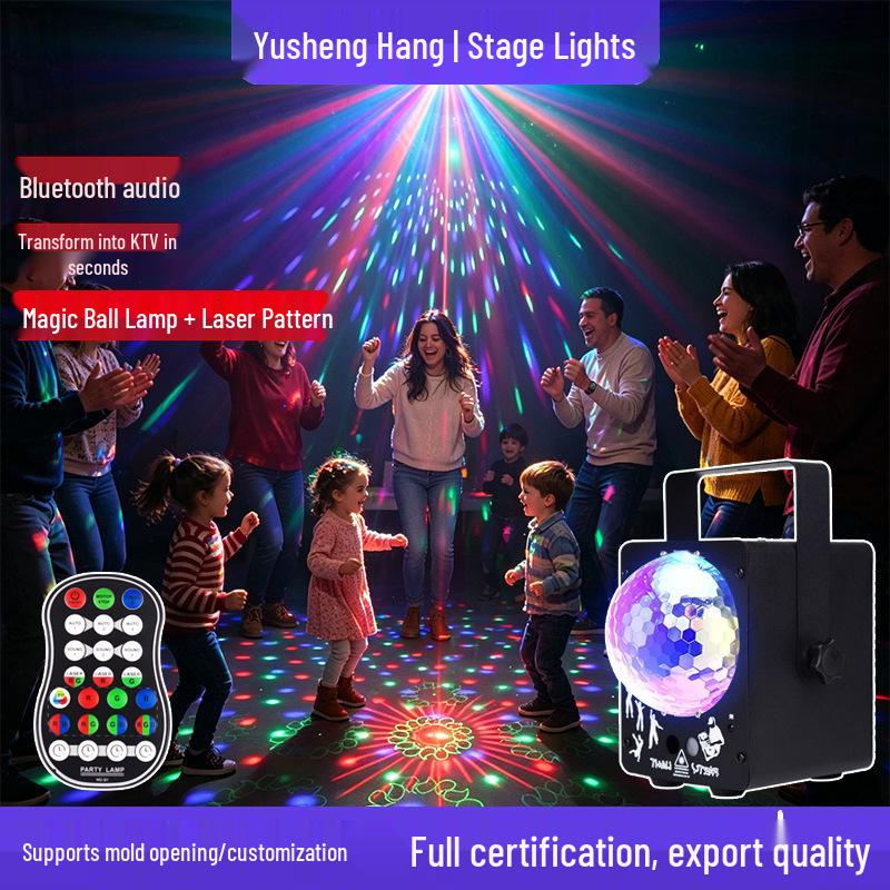 Q33 Mini LED Magic Ball - KTV Stage & Festival Atmosphere Light Projection Q33 (No Bluetooth) Black
Q33 Mini LED Magic Ball - KTV Stage & Festival Atmosphere Light Projection Q33 (No Bluetooth) Black