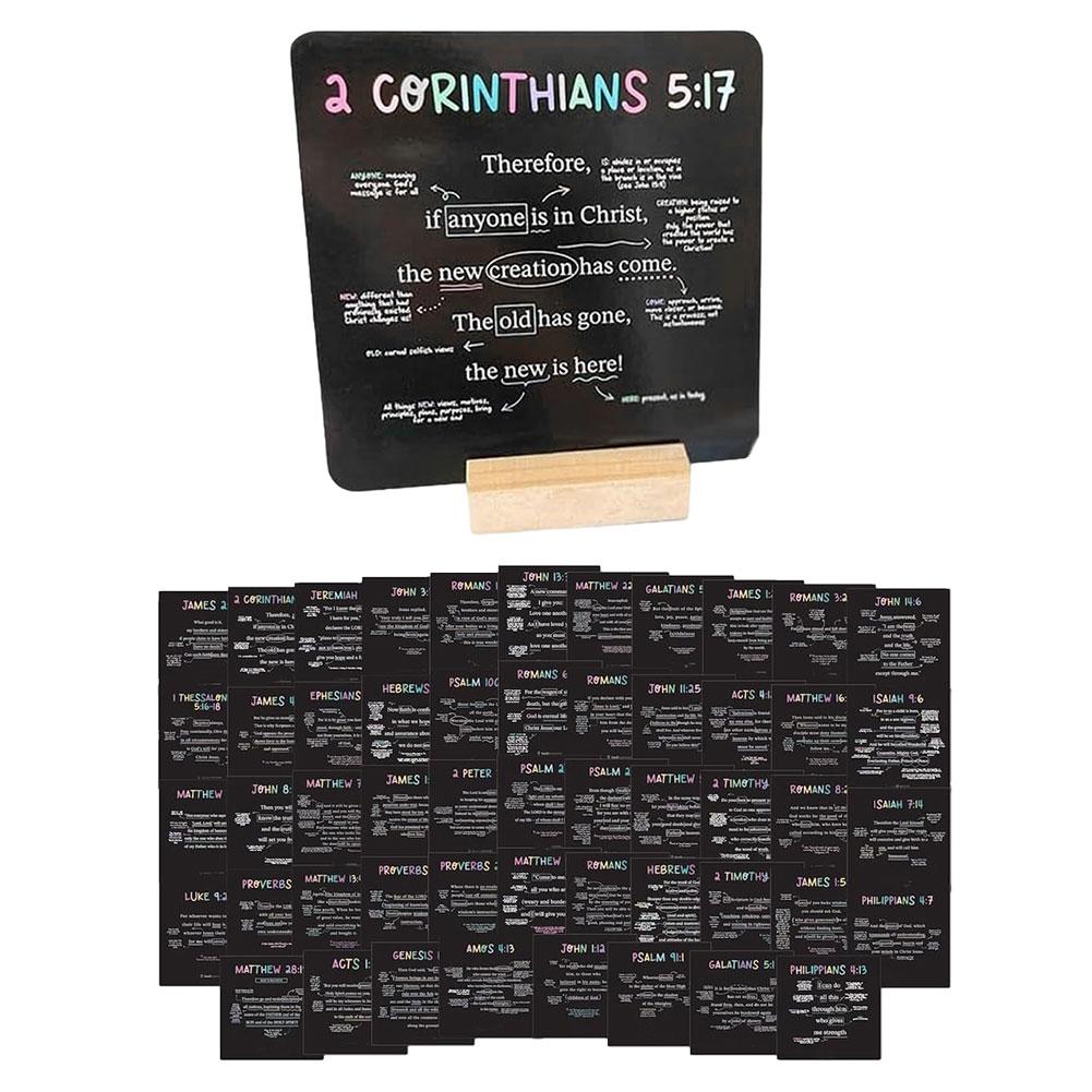 52 Piece Prayer Cards Inspirational Prayer Deck Biblical Affirmation Cards for Memorization & Study
52 Piece Prayer Cards Inspirational Prayer Deck Biblical Affirmation Cards for Memorization & Study