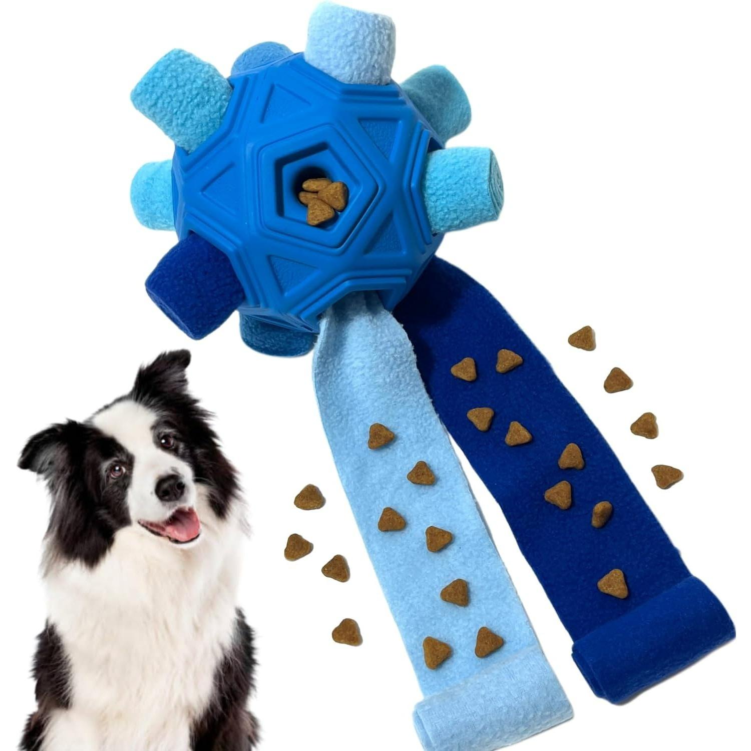 Ball for Dog Toys Unbreakable Upgrade Ball Interactive Toy Foraging Snuffle Mat Puppy Treat Dispenser Slow Feeder Dog Puzzle Toys for Small,Large Pets C1
Ball for Dog Toys Unbreakable Upgrade Ball Interactive Toy Foraging Snuffle Mat Puppy Treat Dispenser Slow Feeder Dog Puzzle Toys for Small,Large Pets C1