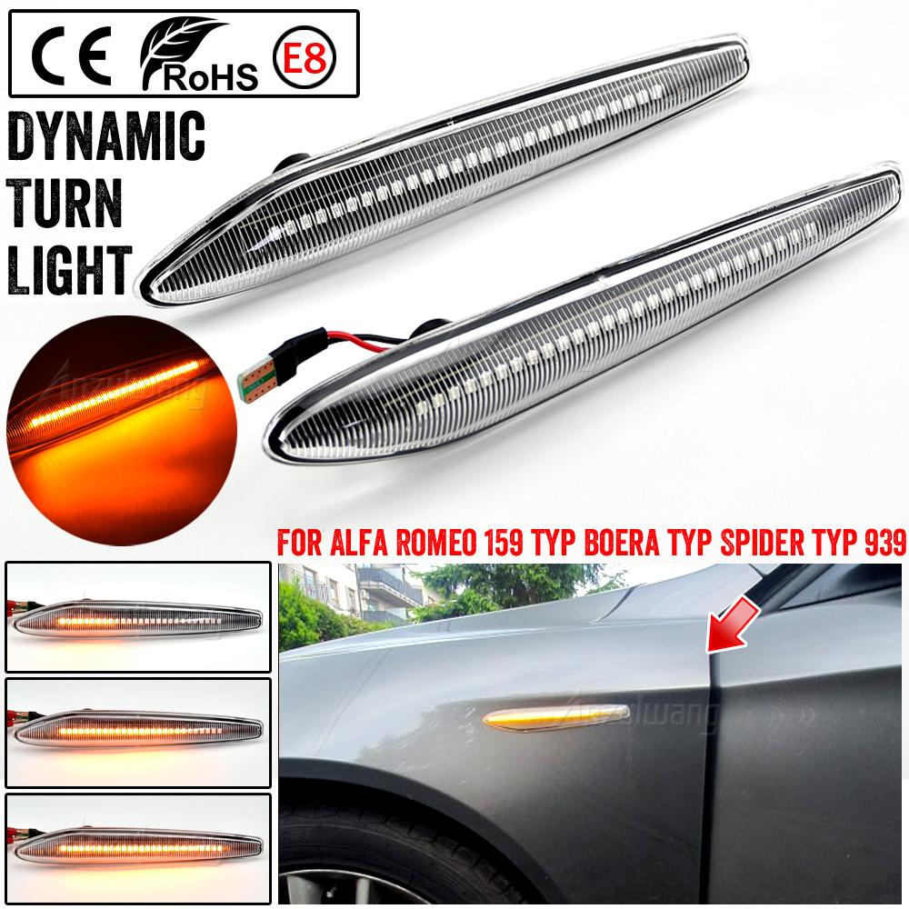 Sequential LED Dynamic Side Marker Lights Arrow Turn Signal Blinker Lamps For Alfa Romeo 159 Sportwagon Boera Spider 939
Sequential LED Dynamic Side Marker Lights Arrow Turn Signal Blinker Lamps For Alfa Romeo 159 Sportwagon Boera Spider 939