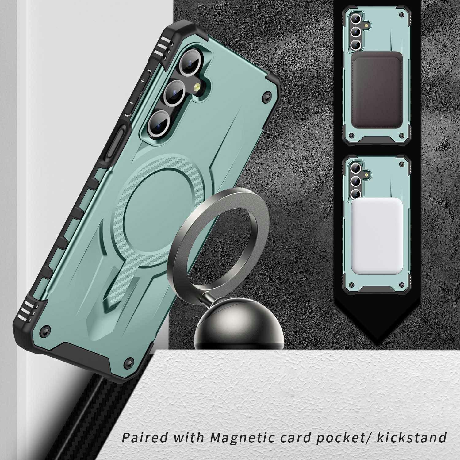For Samsung Galaxy A16 5G/4G Case Compatible with MagSafe Four Corner Airbags PC+TPU Phone Cover Black
For Samsung Galaxy A16 5G/4G Case Compatible with MagSafe Four Corner Airbags PC+TPU Phone Cover Black