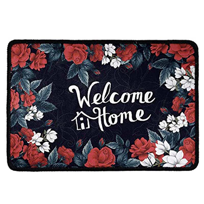 Indoor Doormat with Flannel, Flowers Anti Slip Front Door Mat, Absorbent Entryway Door Carpet, Decorative Outdoor Rug Easy to Cl
Indoor Doormat with Flannel, Flowers Anti Slip Front Door Mat, Absorbent Entryway Door Carpet, Decorative Outdoor Rug Easy to Cl