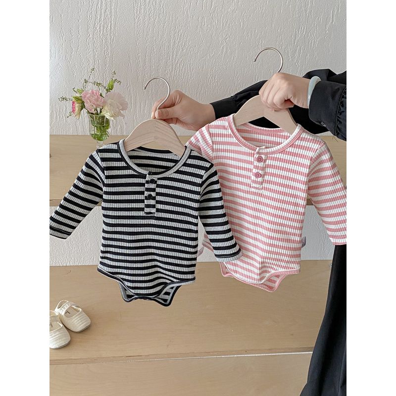 2025Ins Autumn and Winter Baby Striped Long-Sleeve Romper for Boys and Girls, Fresh Style Baby Girl Spring Jumpsuit Pink 66
2025Ins Autumn and Winter Baby Striped Long-Sleeve Romper for Boys and Girls, Fresh Style Baby Girl Spring Jumpsuit Pink 66